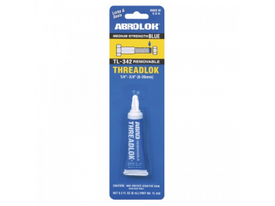 Фиксатор резьбы синий (удаляемый), 6 мл от ABRO Фиксатор резьбы синий (удаляемый), 6 мл