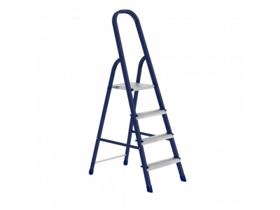 Стремянка, 4 ступеней, стальная, оцинкованные ступени // СИБРТЕХ // Pоссия