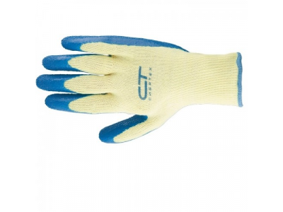 Перчатки х/б 10 класс, латексное рельефное покрытие, L // СИБРТЕХ