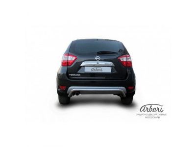 Защита заднего бампера Arbori d57 "скоба" NISSAN TERRANO 2014- от ARBORI Защита заднего бампера Arbori d57 "скоба" NISSAN TERRANO 2014-