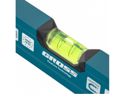 Уровень алюминиевый, 400 мм, магнит, 2 глазка, Magnetisch Gross от GROSS Уровень алюминиевый, 400 мм, магнит, 2 глазка, Magnetisch Gross