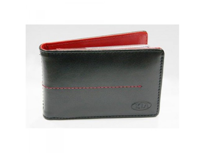 Кожаная визитница Kia на 36 визиток, артикул R8480AC459K от KIA Кожаная визитница Kia на 36 визиток, артикул R8480AC459K