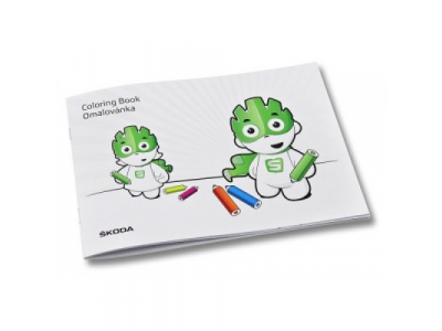 Детская книжка-раскраска Skoda Children Colouring Book от VAG Детская книжка-раскраска Skoda Children Colouring Book