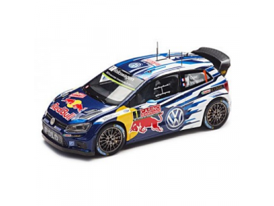 Модель автомобиля Volkswagen Polo R WRC, 1:43, Ogier Ingrassia, артикул 6C1099300A от VAG Модель автомобиля Volkswagen Polo R WRC, 1:43, Ogier Ingrassia, артикул 6C1099300A