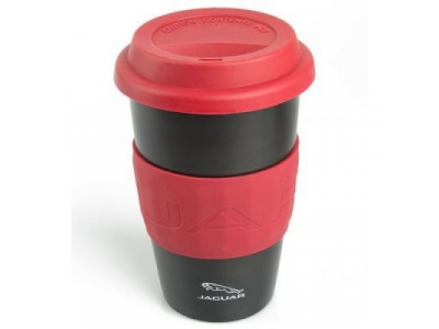 Керамическая термокружка Jaguar Travel Ceramic Mug, Red/Black от JAGUAR Керамическая термокружка Jaguar Travel Ceramic Mug, Red/Black