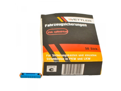 Предохранитель 25А цилиндрический VETTLER от VETTLER Предохранитель 25А цилиндрический VETTLER